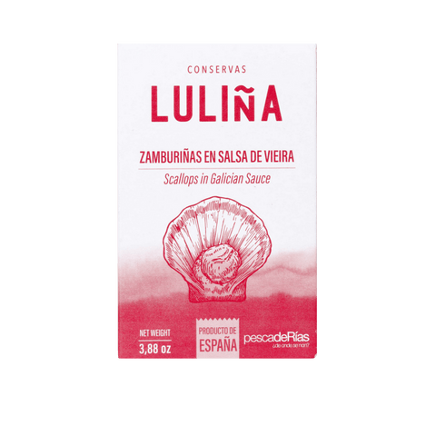 Zamburiñas en Salsa de Vieira 110g - La Luliña