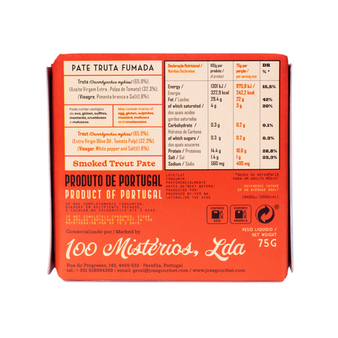 Paté de Trucha Ahumada 75g - Ati Manel
