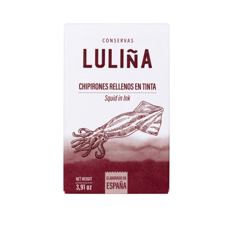 Chipirones Rellenos en su Tinta 110g - La Luliña