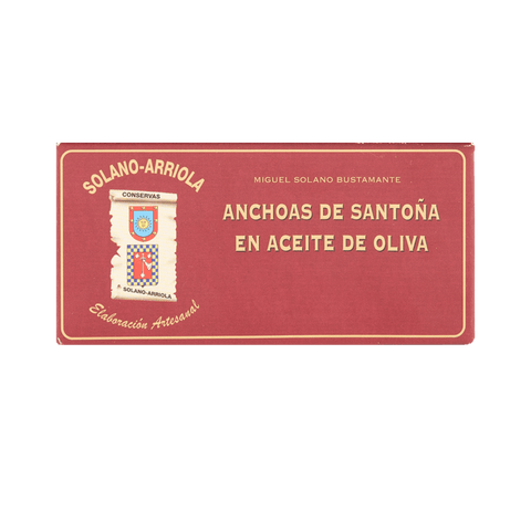 Filetes de Anchoas en Aceite de Oliva 50g - Solano Arriola