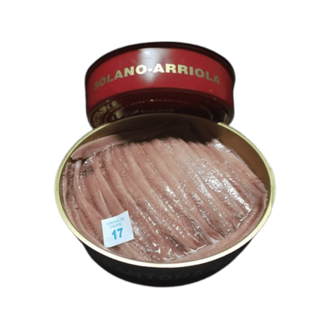 Filetes de Anchoas en Aceite de Oliva 180g - Solano Arriola