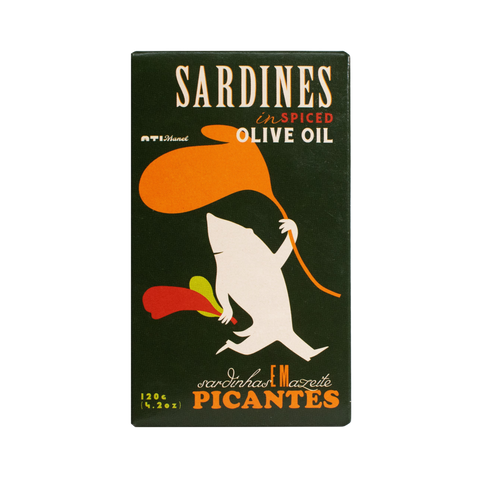 Sardinas en Aceite de Oliva Picante 120g - Ati Manel