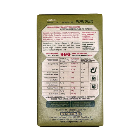 Jurel en Aceite de Oliva y Albahaca 90g - Ati Manel